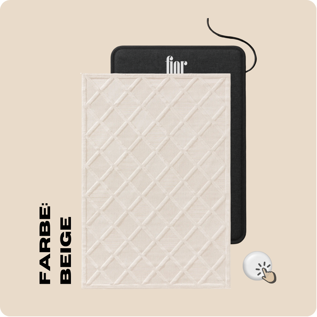 Aura Light Sand - Heizteppich fürs Badezimmer