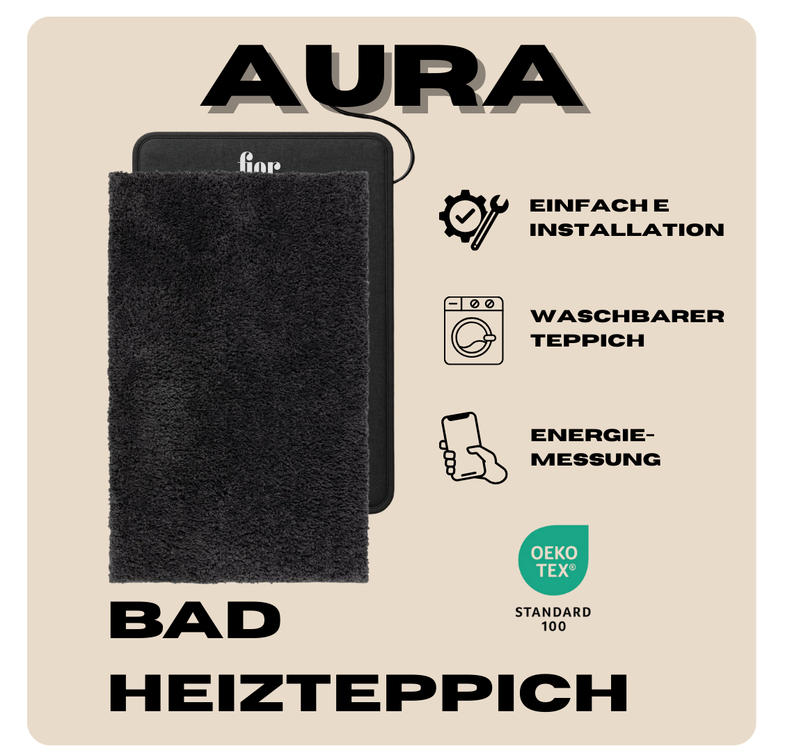 Aura Breeze - Heizteppich fürs Badezimmer