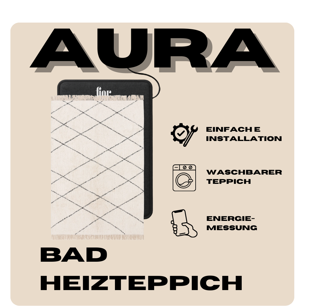Aura Cloud - Heizteppich fürs Badezimmer