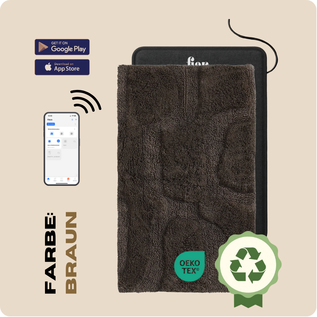 Aura Feather - Heizteppich fürs Badezimmer