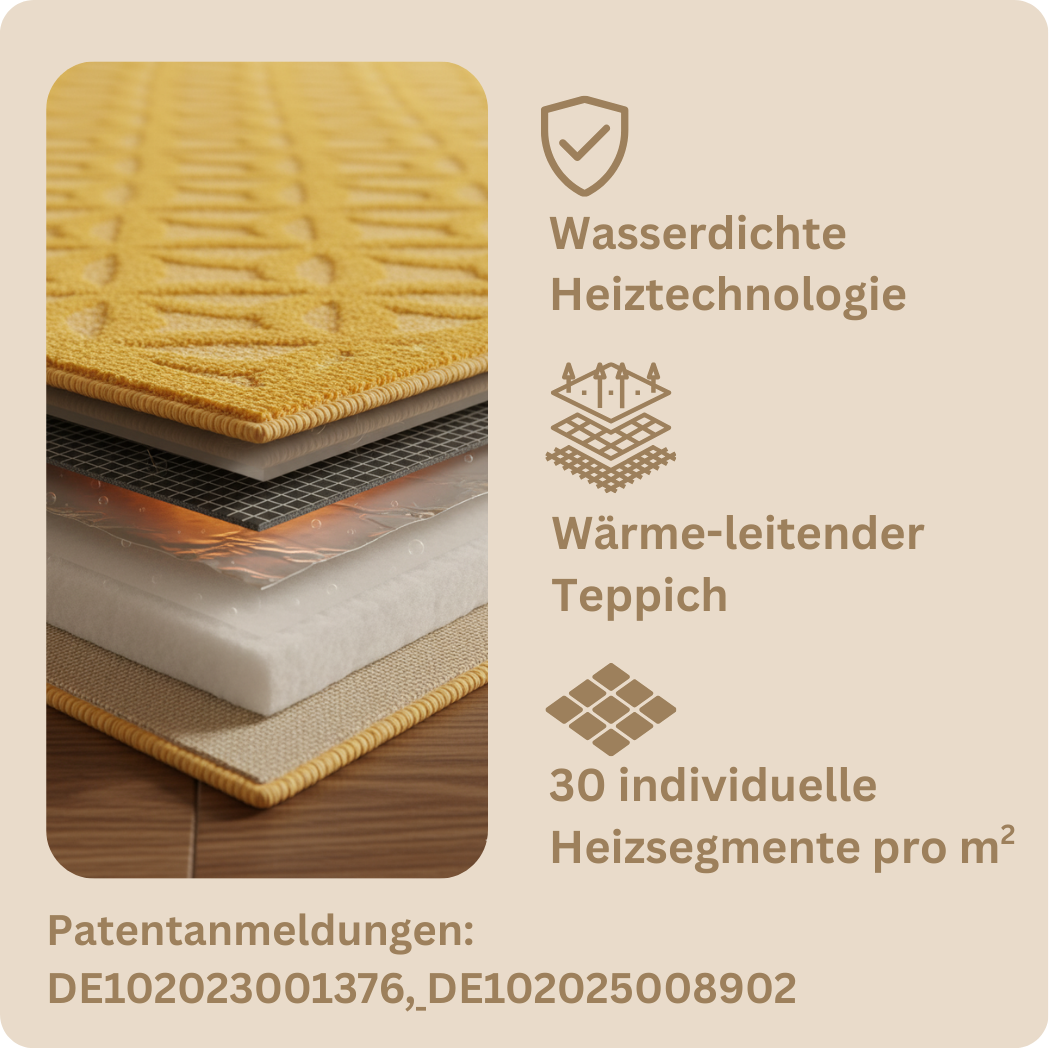 Aura Cloud - Heizteppich fürs Badezimmer