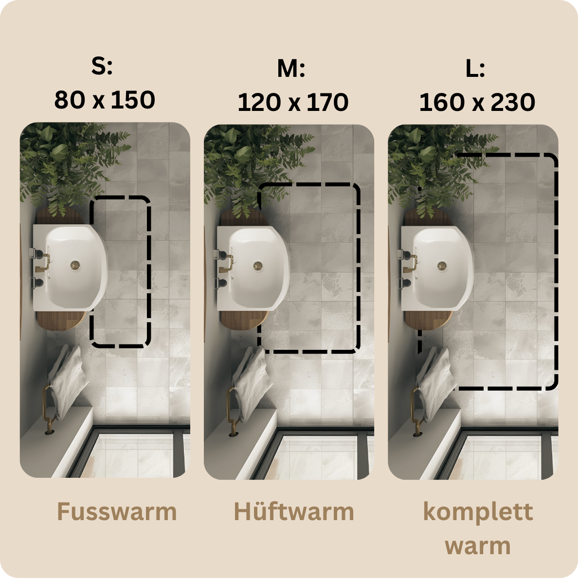 Aura Cloud - Heizteppich fürs Badezimmer
