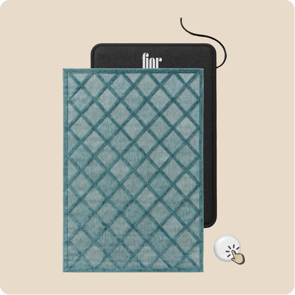 Aura Light Eins - Heizteppich fürs Badezimmer