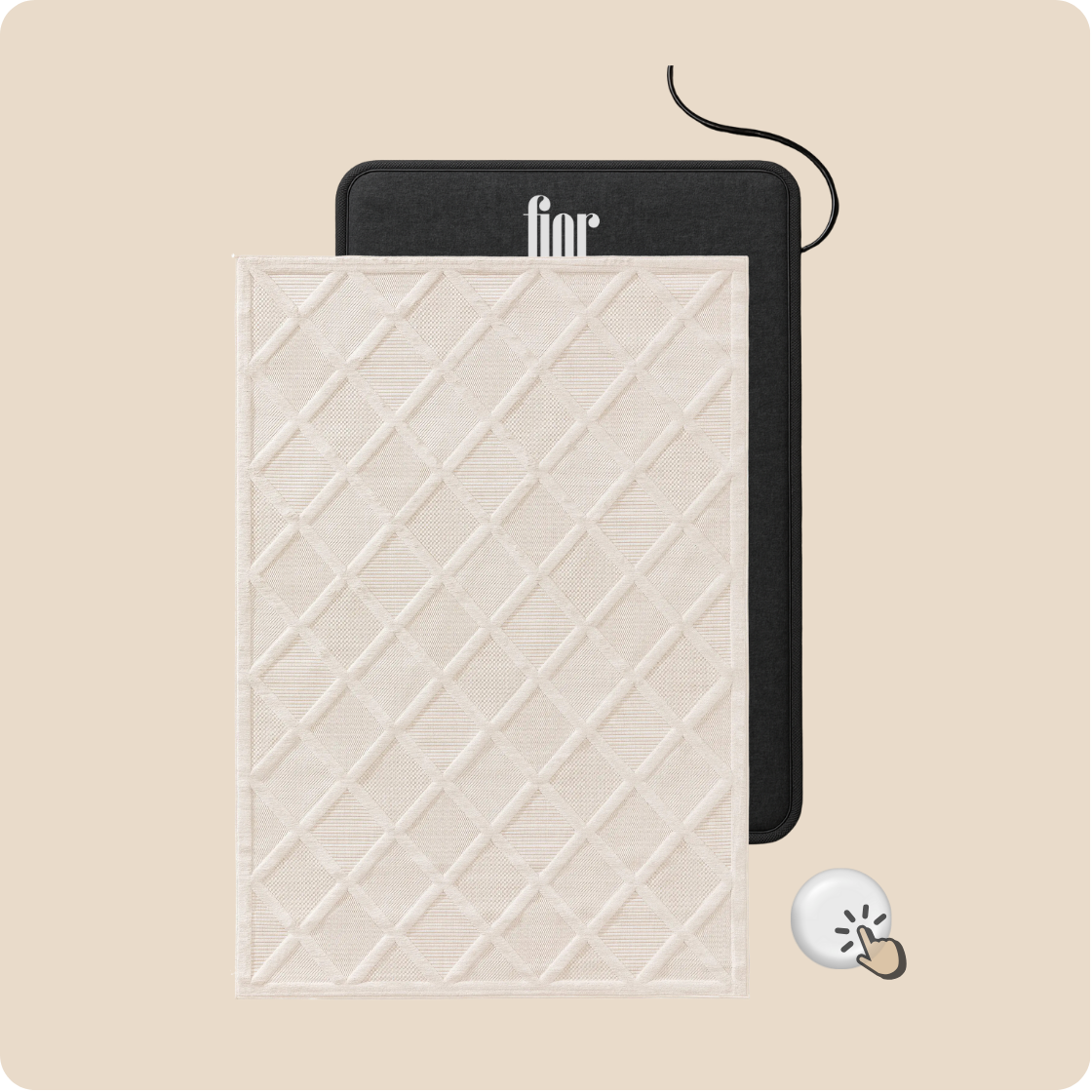 Aura Light Eins - Heizteppich fürs Badezimmer