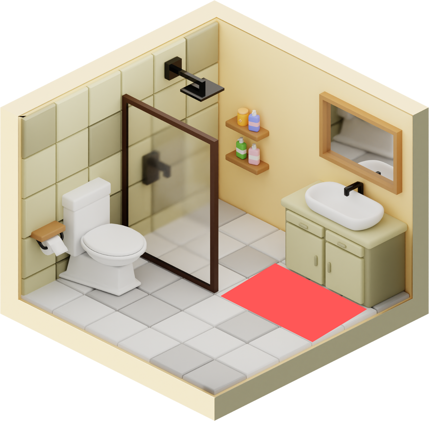 e-rug 3 bath - die beheizbare Badezimmer Zone