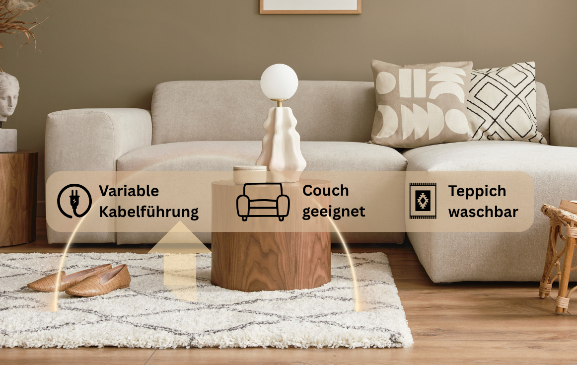 Aura Couch - der intelligente Wohnzimmer-Heizteppich