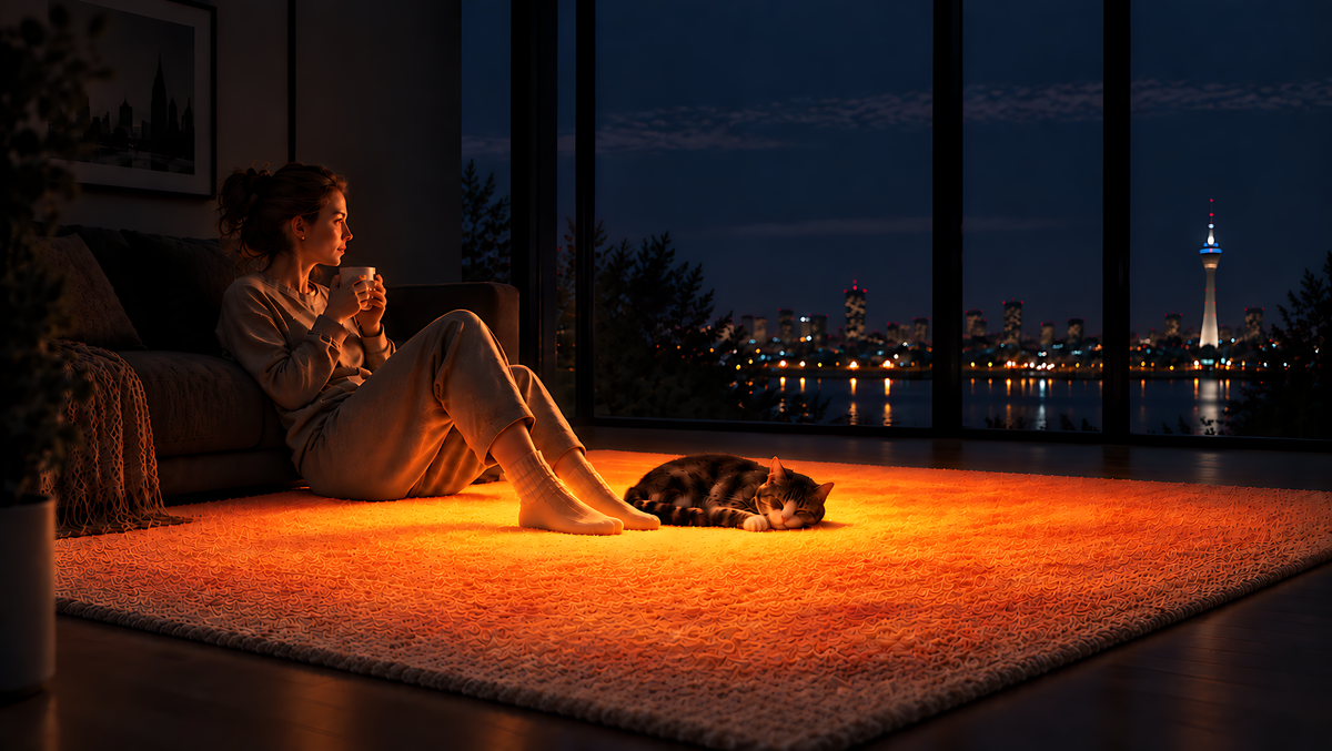 die intelligente Teppich-heizung von fiorhome